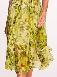 Sedum Dress - Chartreuse