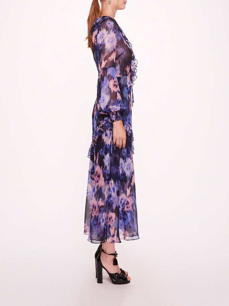 Varda Dress - Purple Multi