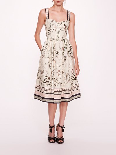 Marchesa Rosa Willow Dress - Green Multi product