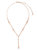 Rose Gold Y Necklace - Rose Gold