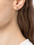Rose Pear Stone Stud Earrings