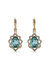 Single Pear Drop Earrings - Crystal - Crystal