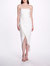 Strapless Wrap Cocktail Dress - Ivory - Ivory