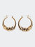 Do A Nobu Earrings In Brass - Gold