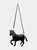 Horsie Crossbody In Vegetable Tanned Black French Calf Leather - Black