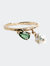 Uji Ring In 14K Solid Gold, Tourmaline And Baroque Pearls - Gold