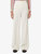 Plata Full Leg Side Zip Crepe Pant - Wool White