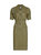 Spicco Dress In Khaki Denim