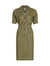 Spicco Dress In Khaki Denim