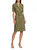 Spicco Dress In Khaki Denim