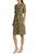 Spicco Dress In Khaki Denim