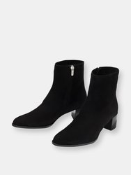 The Downtown Boot - Black Suede