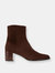The Downtown Boot - Chocolate Suede - Medium