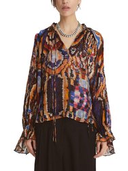 Cardozo Klimt Blouse - Luxe Confetti