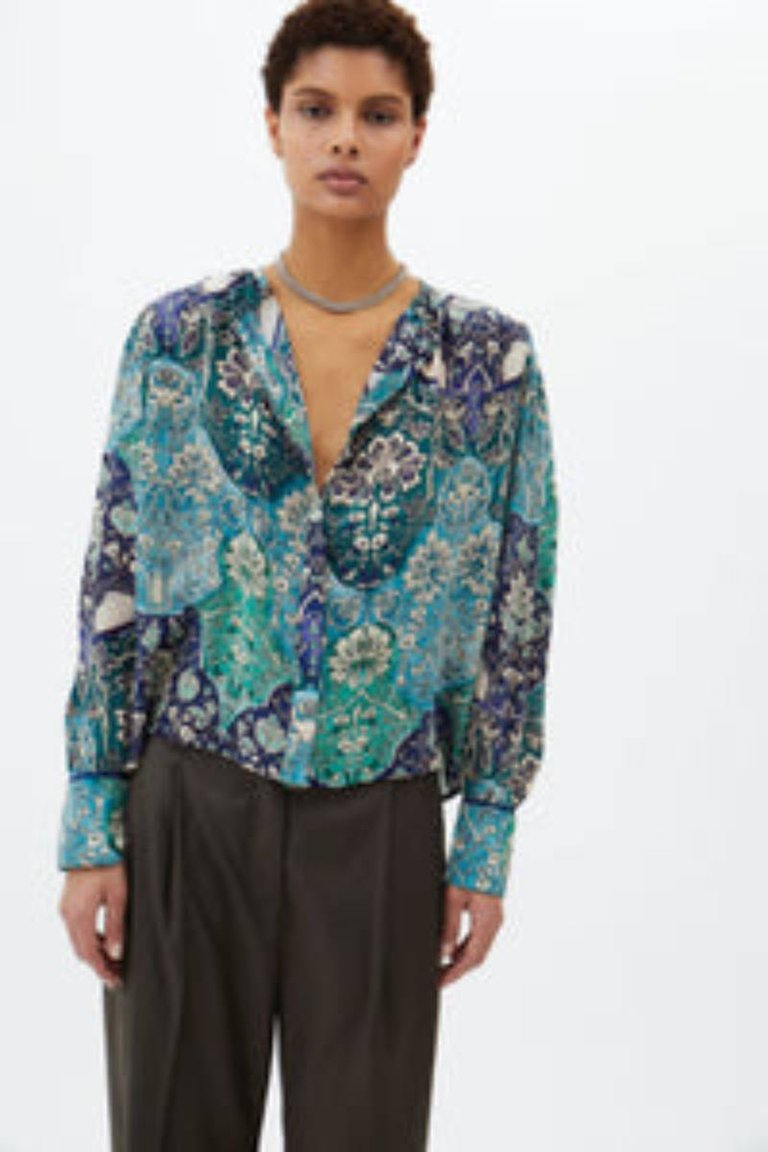 Lugo Mia Shirt - Mix 2 Blue