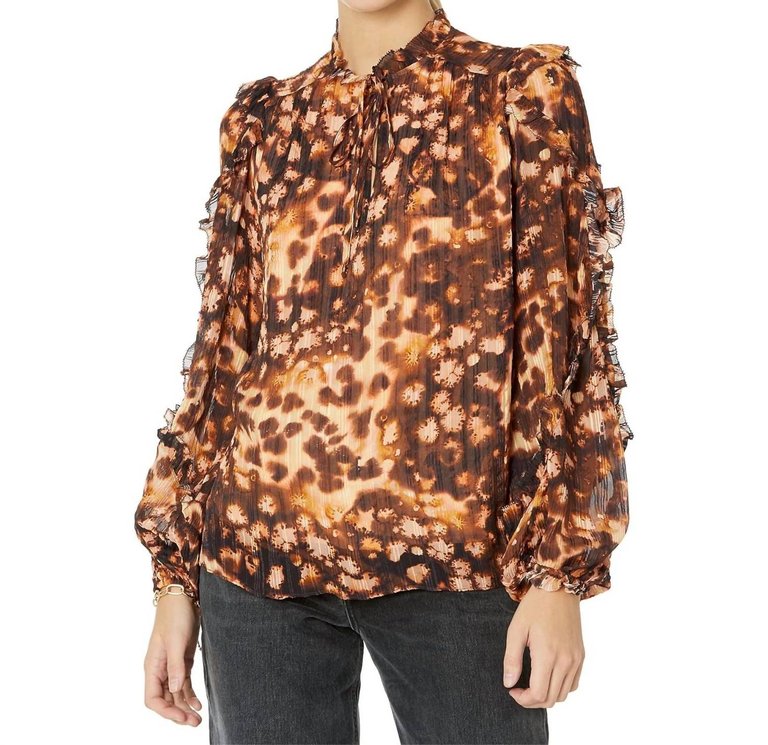 Haley Blouse - Amber Speckle