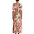 Venus Tassel Caftan Dress In Cherry Blossom