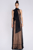 Easha Dress - Black-Nude