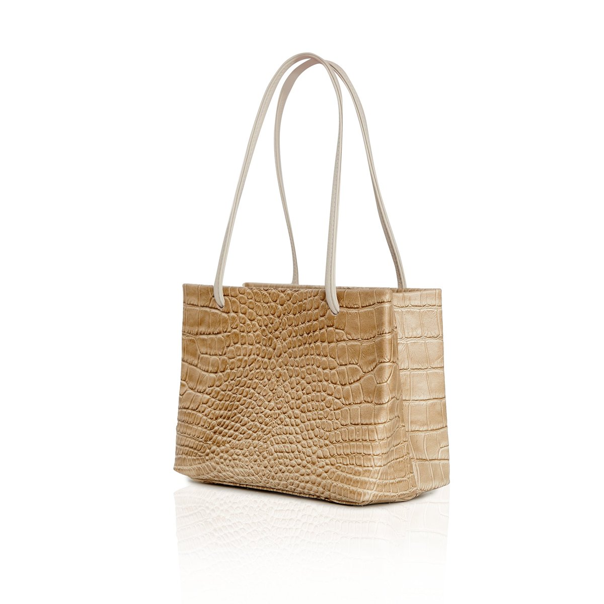 Marie Turnor  Merci Tote — Tabac Embossed Croc Print – MARIE TURNOR