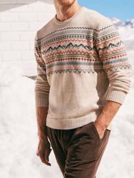 Archive Calama Sweater In Oatmeal/multi