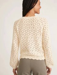 Manzanita Crochet Fringe Sweater