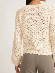 Manzanita Crochet Fringe Sweater