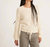 Manzanita Crochet Fringe Sweater - Warm Antique White