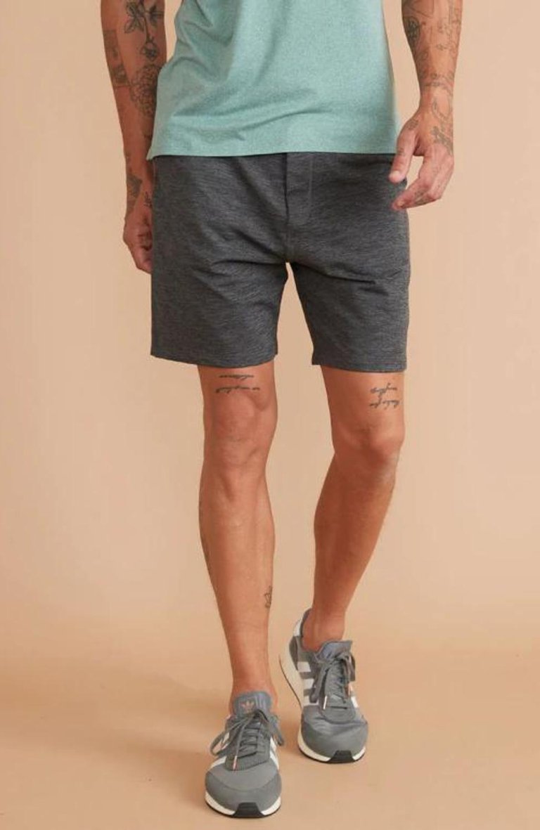 Men's Sport Yoga Shorts In Asphalt Heather