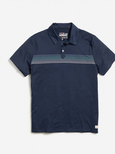 Marine Layer Recycled Sport Chest Stripe Polo product