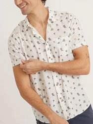 Short Sleeve Cotton Rayon Shirt - Natural Icon