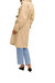 Frankie Trench Coat In French Beige Combo