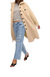 Frankie Trench Coat In French Beige Combo