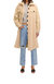 Frankie Trench Coat In French Beige Combo