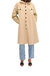 Frankie Trench Coat In French Beige Combo