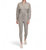 Red-Eye Zip Front French Terry Jumpsuit In Heather Grey - Heather Grey