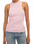 Waffle Knit Tank In Peony - Peony