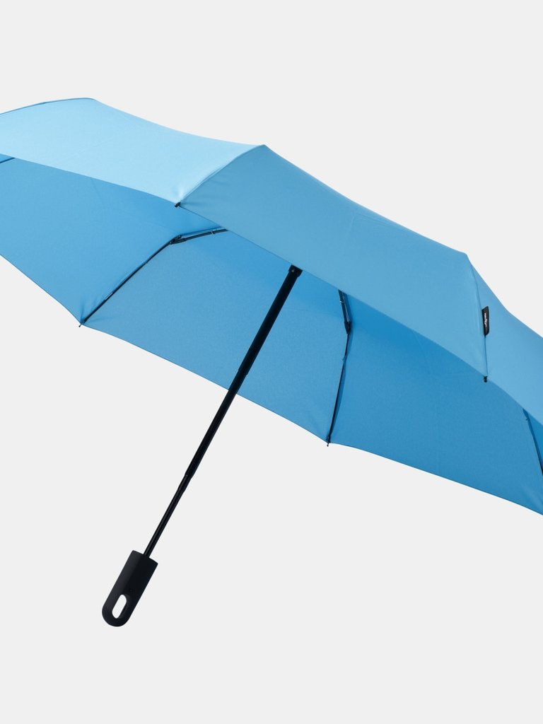 Marksman 21.5 Inch Traveller 3-Section Auto Open & Close Umbrella (Blue) (12.1 x 38.6 inches) - Blue