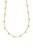 Gold Plated Semi Precious Stone Choker Pearl - Pearl