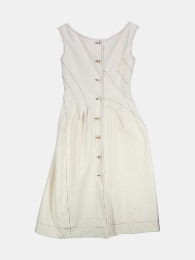 Marni Marni Women's Beige Raw Cotton Drill Dress product