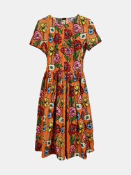 Marni Women's Carrot Liberdade Poplin Dress - Carrot