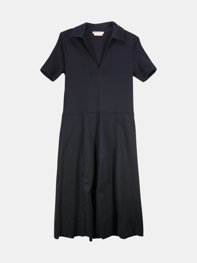 Marni Marni Women's Deep Blue Viscose Interlock Dress product