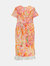 Marni Women's Nectarine Waterfall Comp Poplin Dress