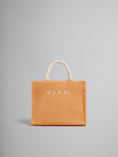 Marni Raffia-Effect Small Tote Bag product