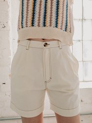 Jeannie Shorts - Bone - White