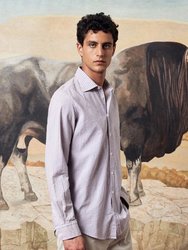 Genova Shirt Calce Purple Stripe - Calce