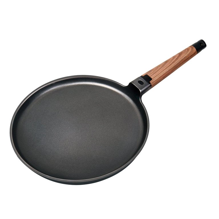 Nonstick Crepe Pan And Griddle, 11" - Black