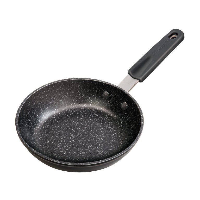 Nonstick Frypan & Skillet With Chef's Handle - Granite/Black