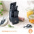 15 Piece Black Knife Set Plus Knife Block Set