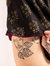 Aimee Maxi Dress Floral Stamp Black