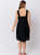 Billie Jumper Dress - Black Linen